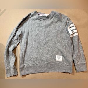 Thom Browne Cotton 4-Bar Sweatshirt